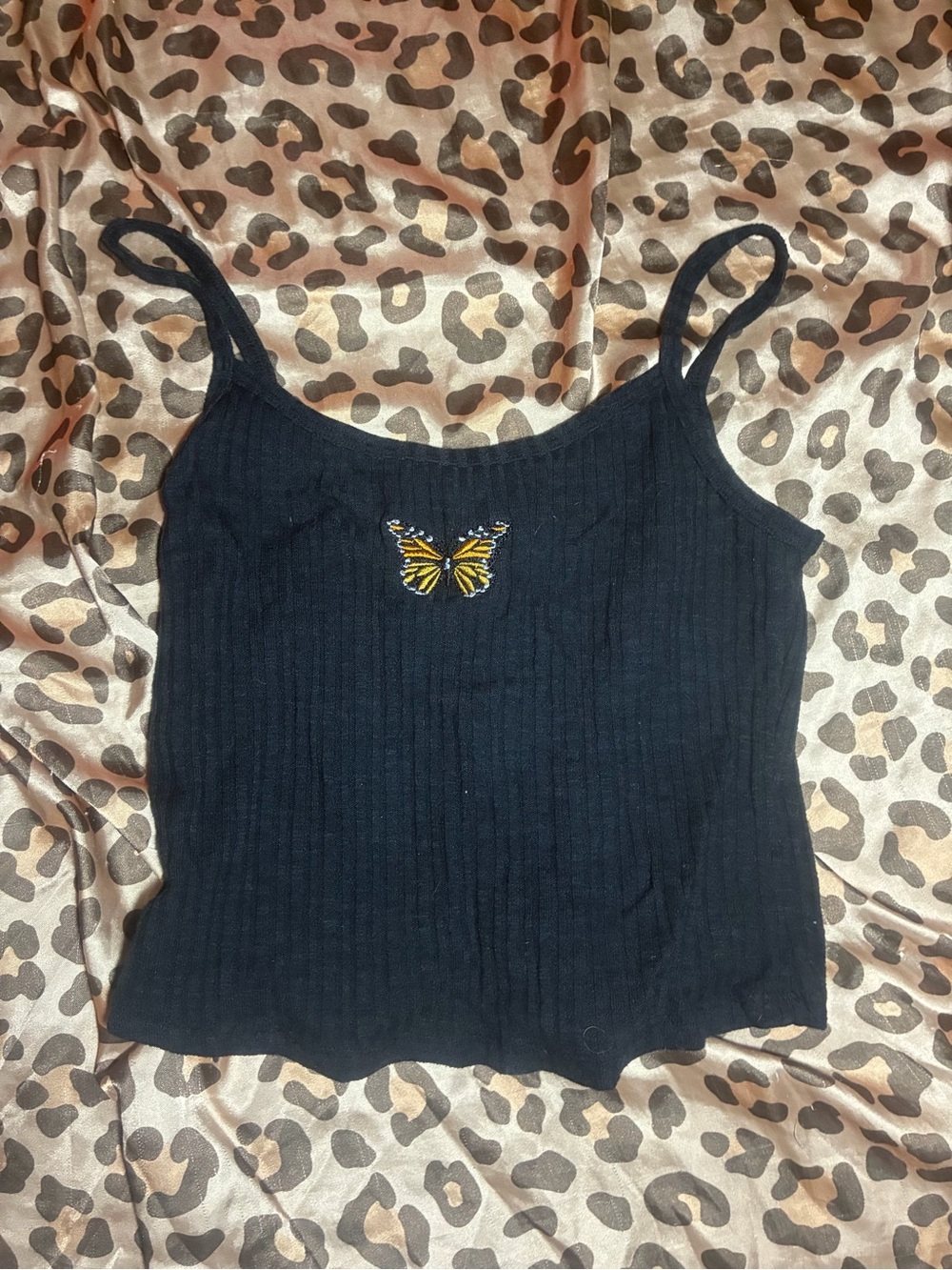 ⭒ self esteem butterfly tank top